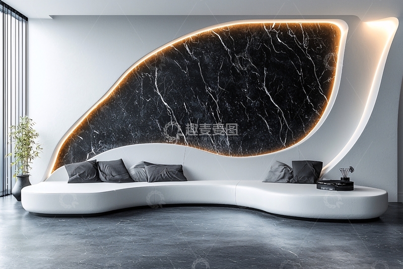 高清大图下载【趣麦麦图】现代极简风格背景墙