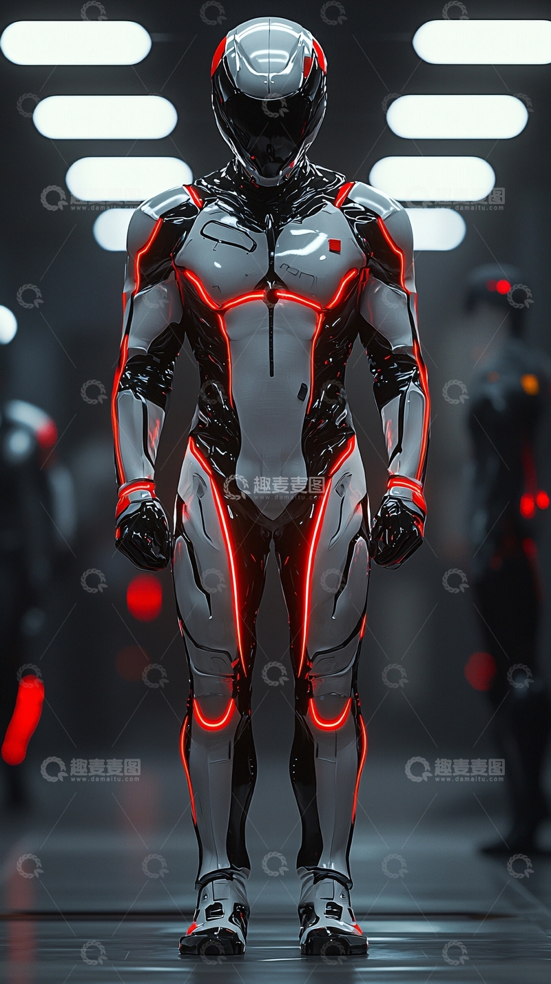 高清大图下载【趣麦麦图】未来战士