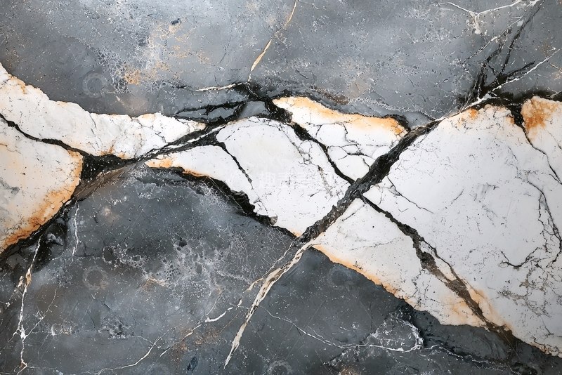 高清大图下载【趣麦麦图】灰色岩石白色裂缝纹理