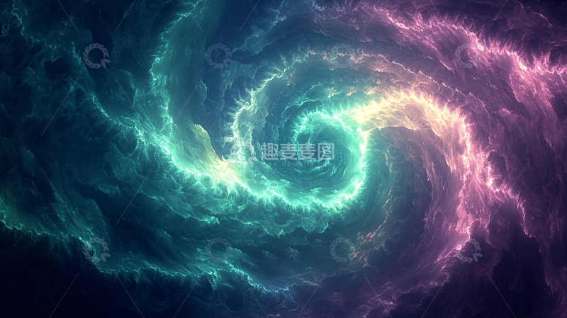高清大图下载【趣麦麦图】梦幻漩涡星云
