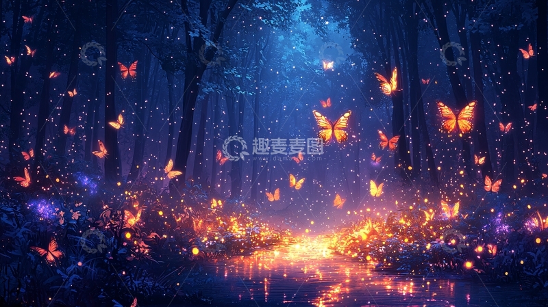 高清大图下载【趣麦麦图】梦幻森林