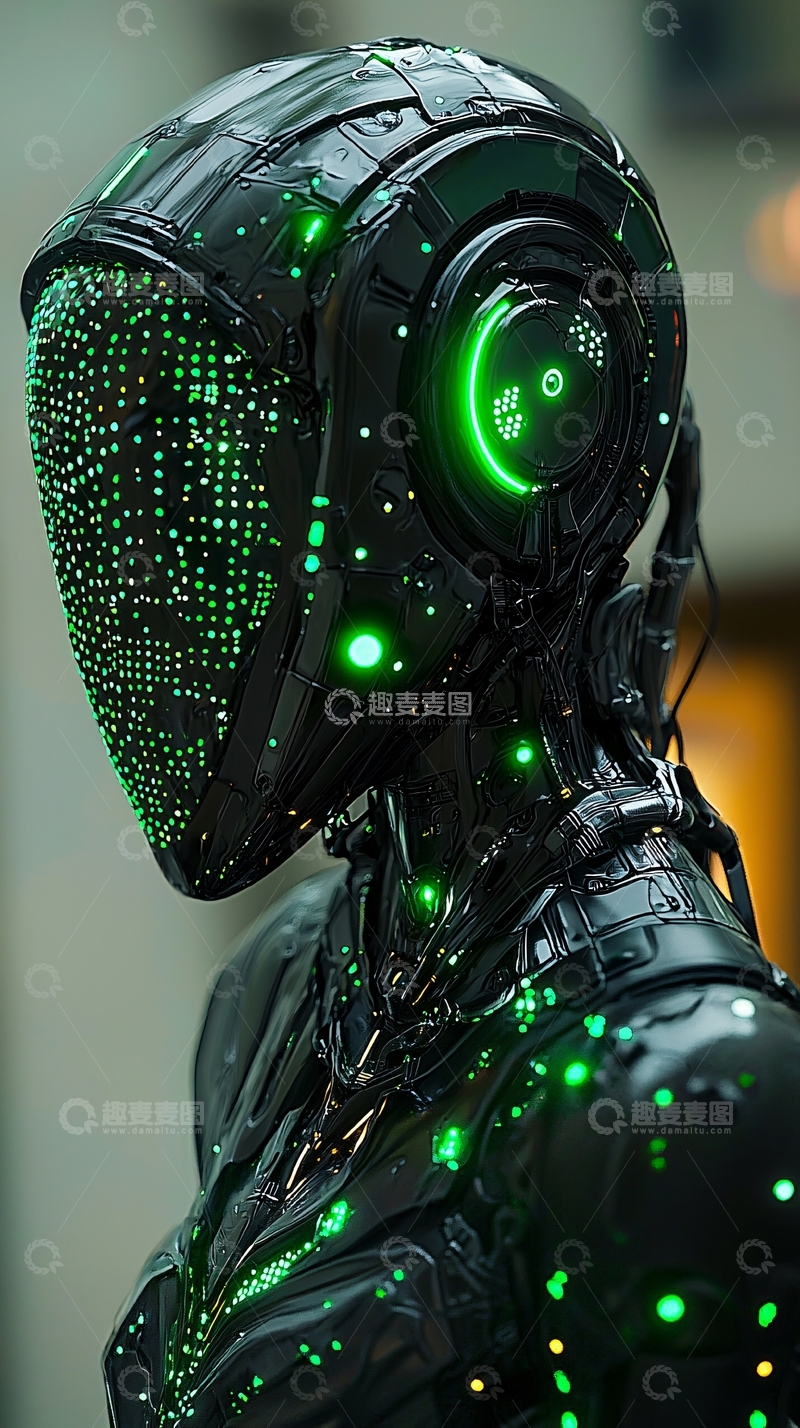 高清大图下载【趣麦麦图】科幻机器人
