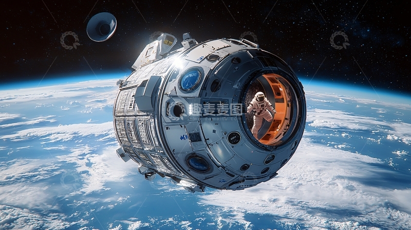高清大图下载【趣麦麦图】太空舱