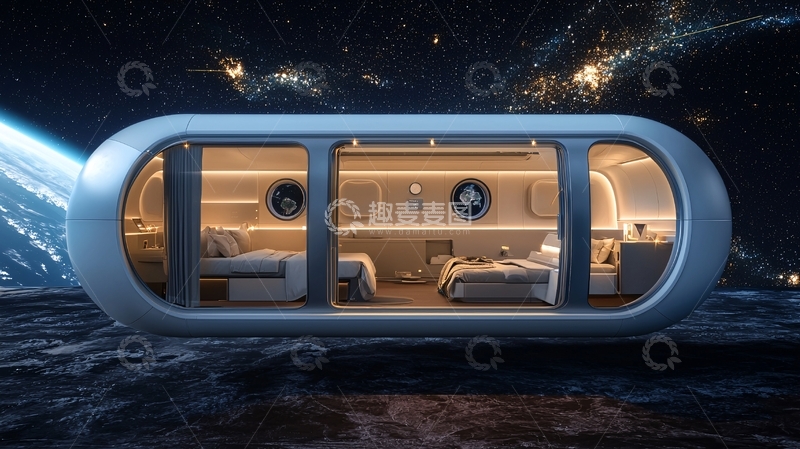高清大图下载【趣麦麦图】太空舱酒店