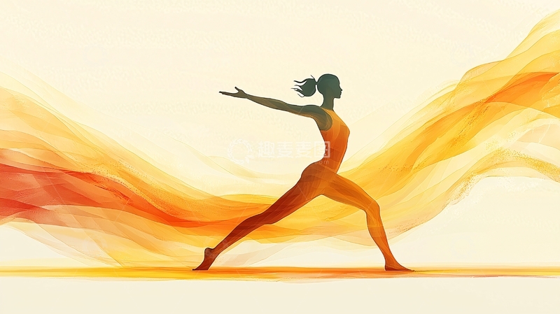 高清大图下载【趣麦麦图】瑜伽女性