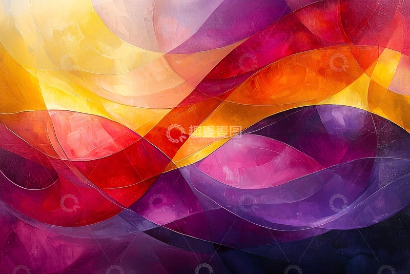 高清大图下载【趣麦麦图】抽象油画