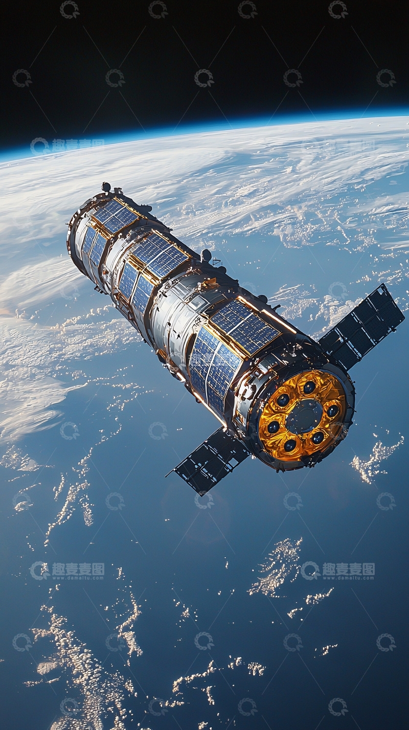 高清大图下载【趣麦麦图】太空站