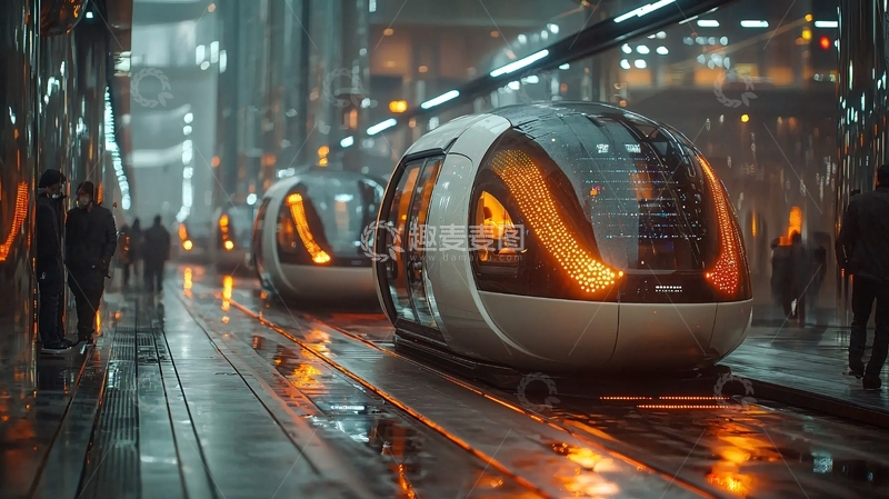 高清大图下载【趣麦麦图】未来城市交通