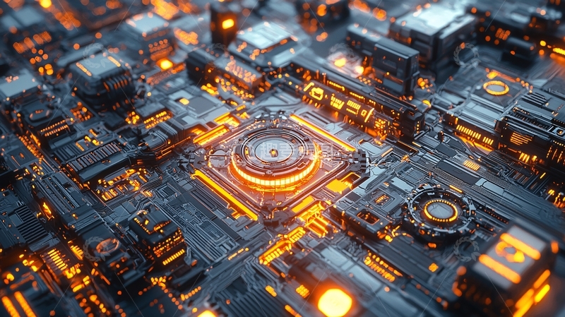高清大图下载【趣麦麦图】未来科技感电路板