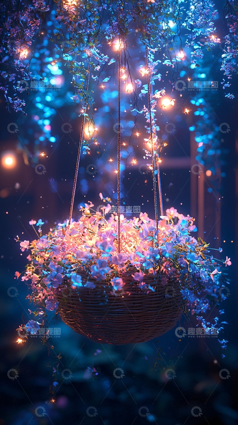 高清大图下载【趣麦麦图】梦幻花篮