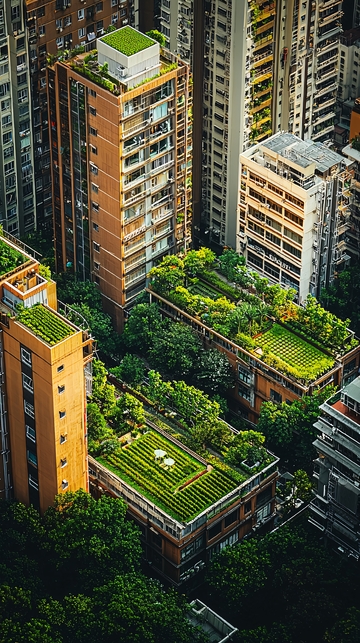 高楼绿化空中花园