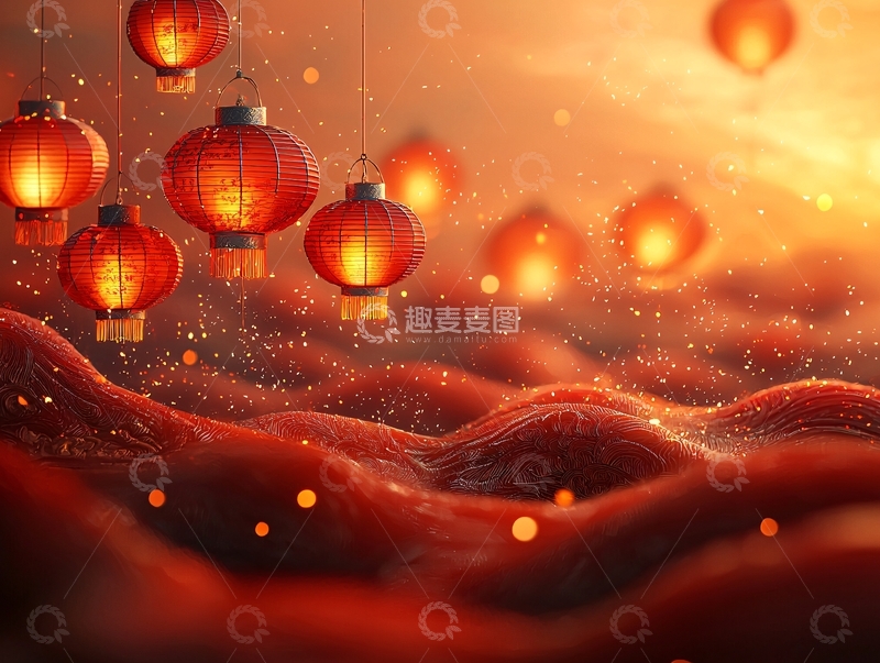 高清大图下载【趣麦麦图】红色灯笼