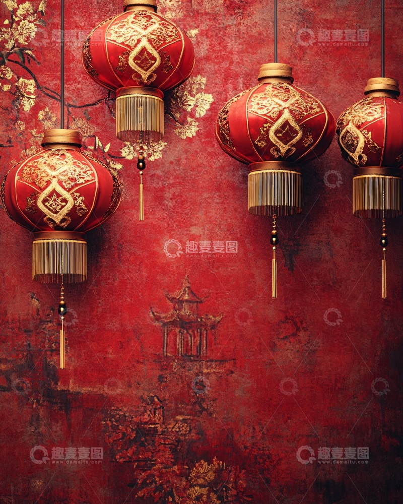 高清大图下载【趣麦麦图】红灯笼