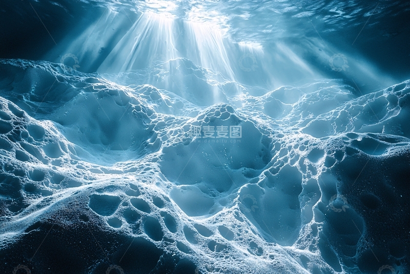 高清大图下载【趣麦麦图】海底光线