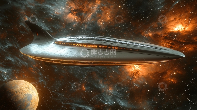 高清大图下载【趣麦麦图】宇宙飞船