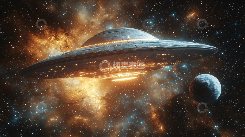 高清大图下载【趣麦麦图】宇宙飞船