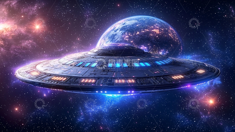 高清大图下载【趣麦麦图】宇宙飞船