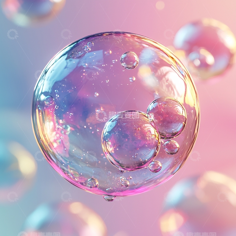 高清大图下载【趣麦麦图】梦幻泡泡