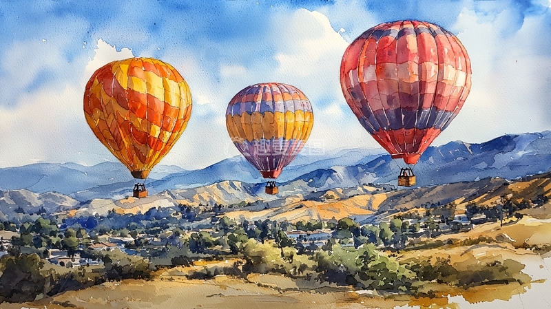 高清大图下载【趣麦麦图】水彩画