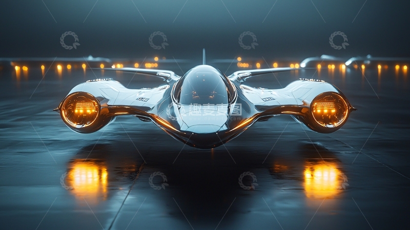 高清大图下载【趣麦麦图】未来科技飞船30