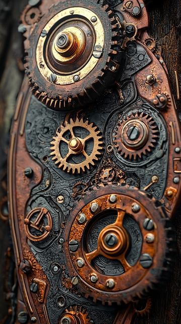 蒸汽朋克齿轮装置