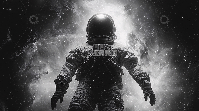 高清大图下载【趣麦麦图】太空宇航员