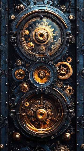 蒸汽朋克齿轮壁纸