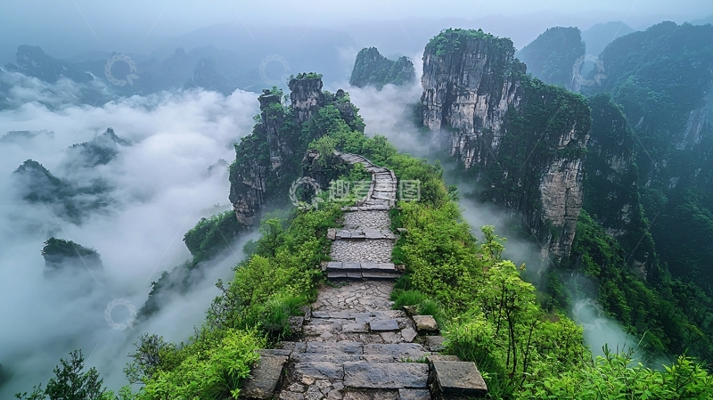 高清大图下载【趣麦麦图】云海仙境