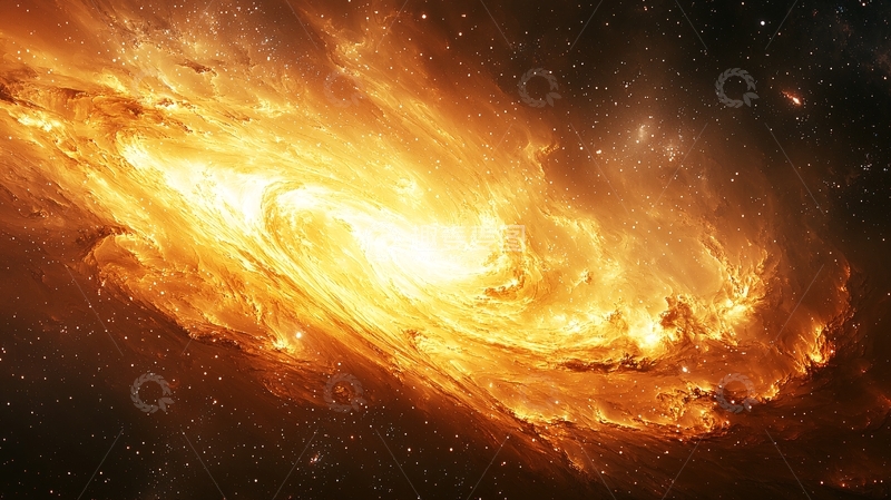 高清大图下载【趣麦麦图】火焰星系