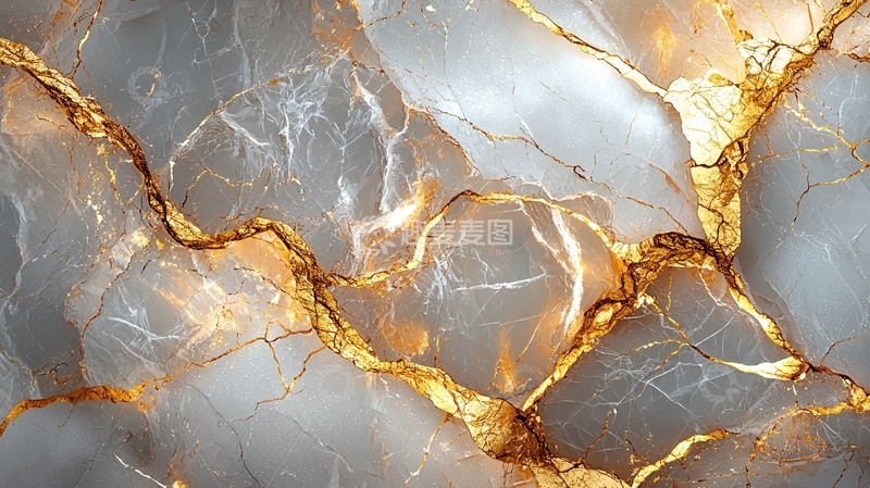 高清大图下载【趣麦麦图】金色纹理大理石