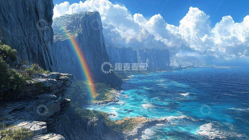 高清大图下载【趣麦麦图】彩虹