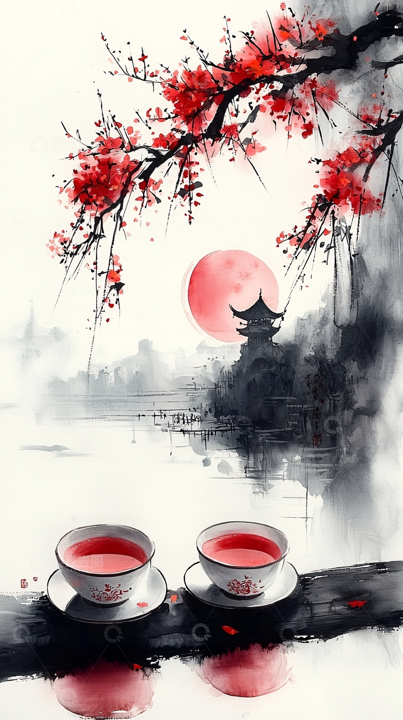 高清大图下载【趣麦麦图】水墨画