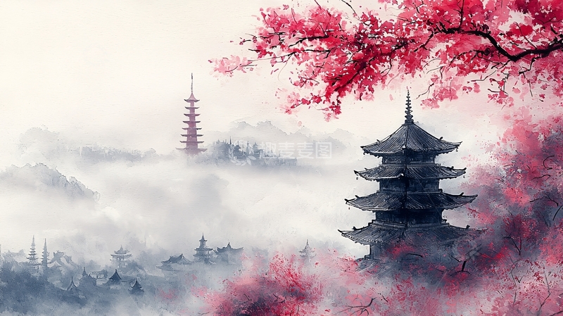 高清大图下载【趣麦麦图】水墨画