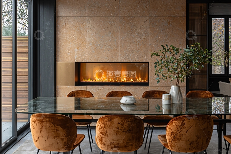 高清大图下载【趣麦麦图】现代简约餐厅设计