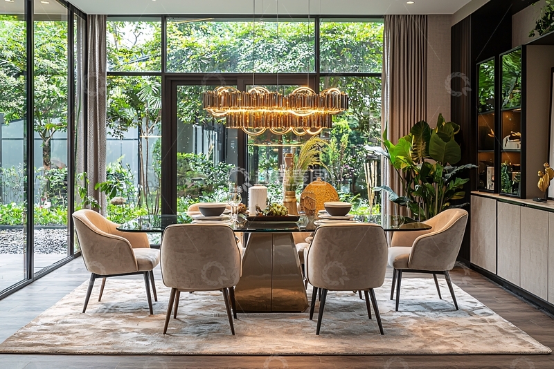 高清大图下载【趣麦麦图】现代轻奢餐厅