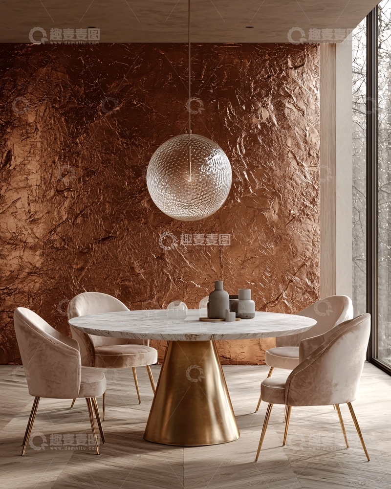 高清大图下载【趣麦麦图】现代轻奢餐厅