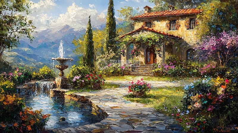 高清大图下载【趣麦麦图】意大利乡村别墅