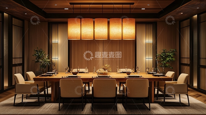 高清大图下载【趣麦麦图】中式餐厅