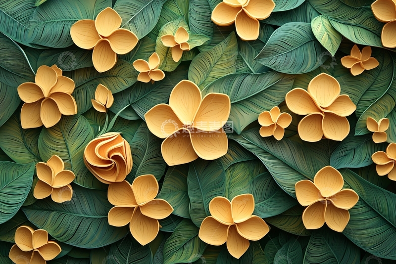 高清大图下载【趣麦麦图】纸艺花朵