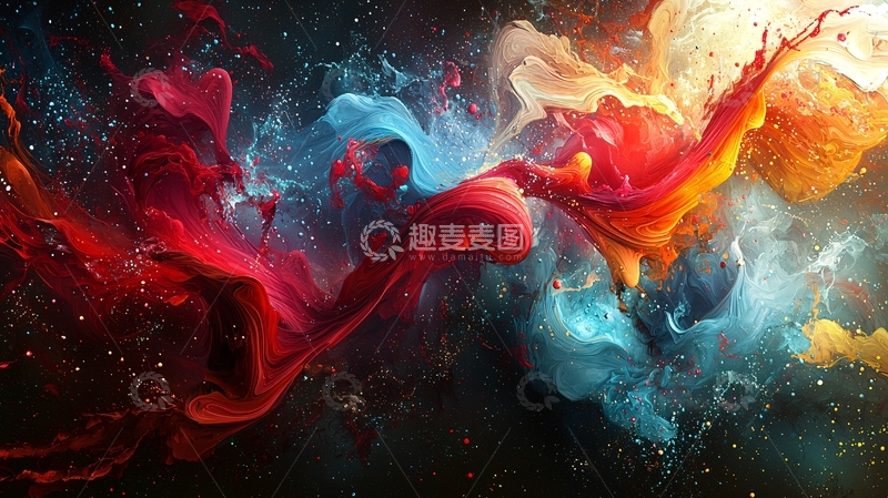 高清大图下载【趣麦麦图】色彩碰撞