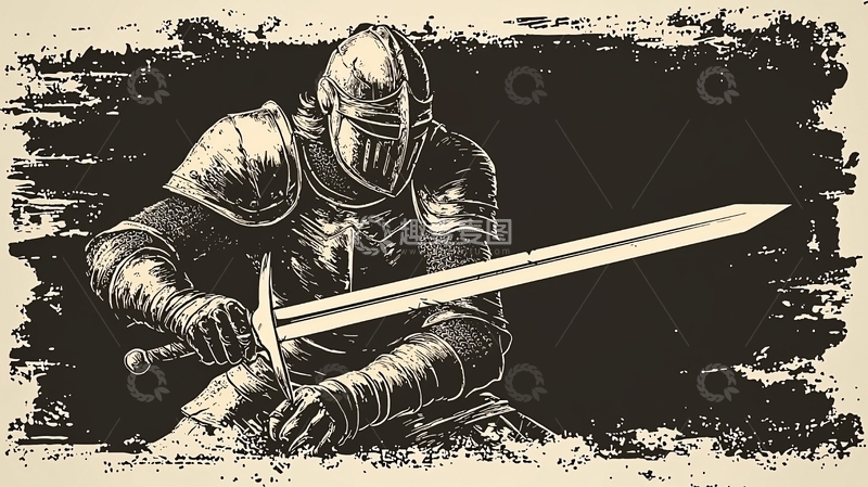 高清大图下载【趣麦麦图】骑士