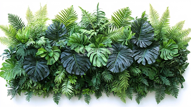 高清大图下载【趣麦麦图】绿植背景墙