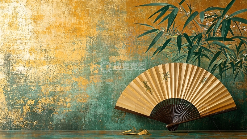 高清大图下载【趣麦麦图】金色背景