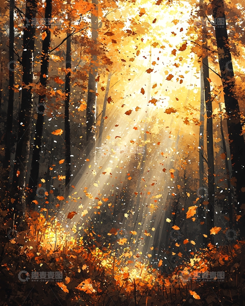 高清大图下载【趣麦麦图】阳光森林