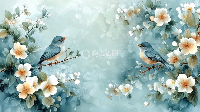 高清大图下载【趣麦麦图】蓝鸟