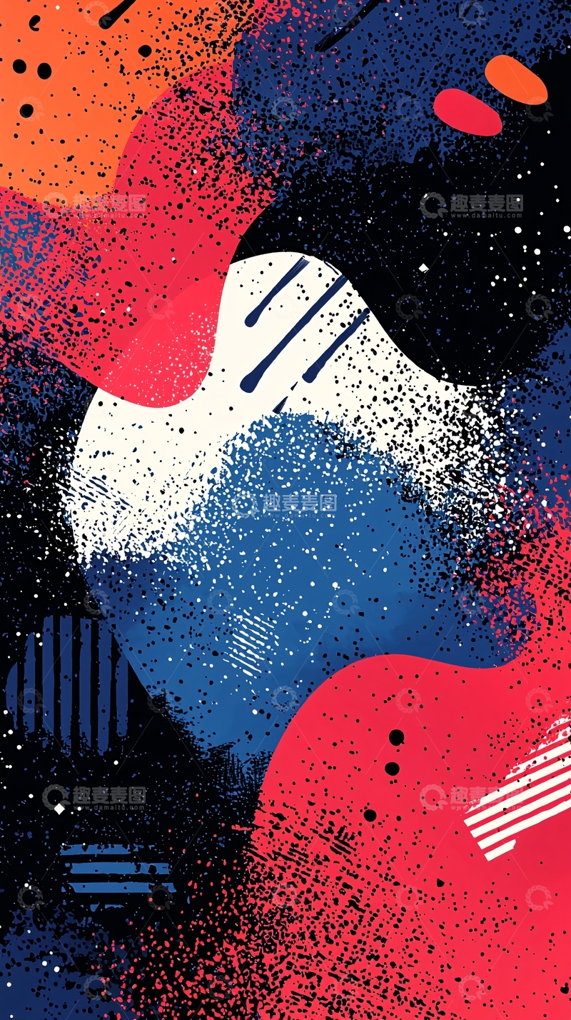 高清大图下载【趣麦麦图】抽象涂鸦