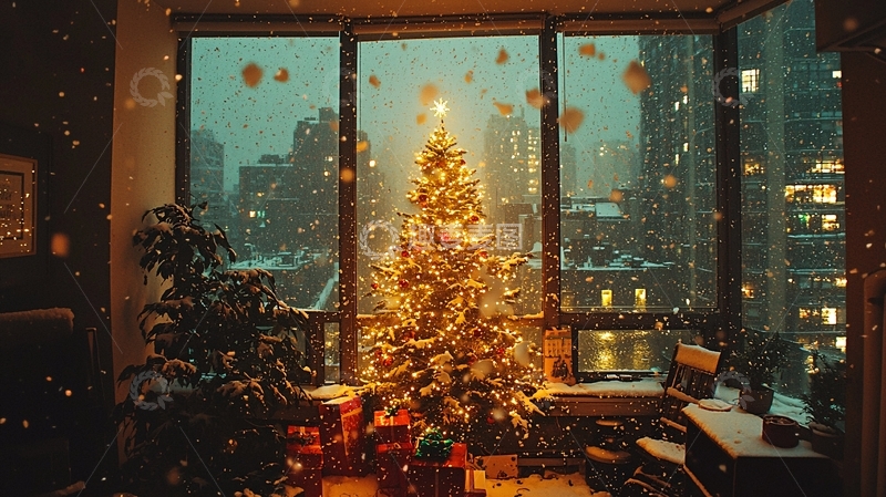 高清大图下载【趣麦麦图】圣诞节氛围
