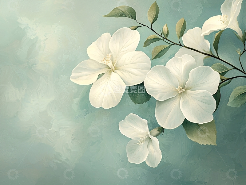 高清大图下载【趣麦麦图】白色花朵