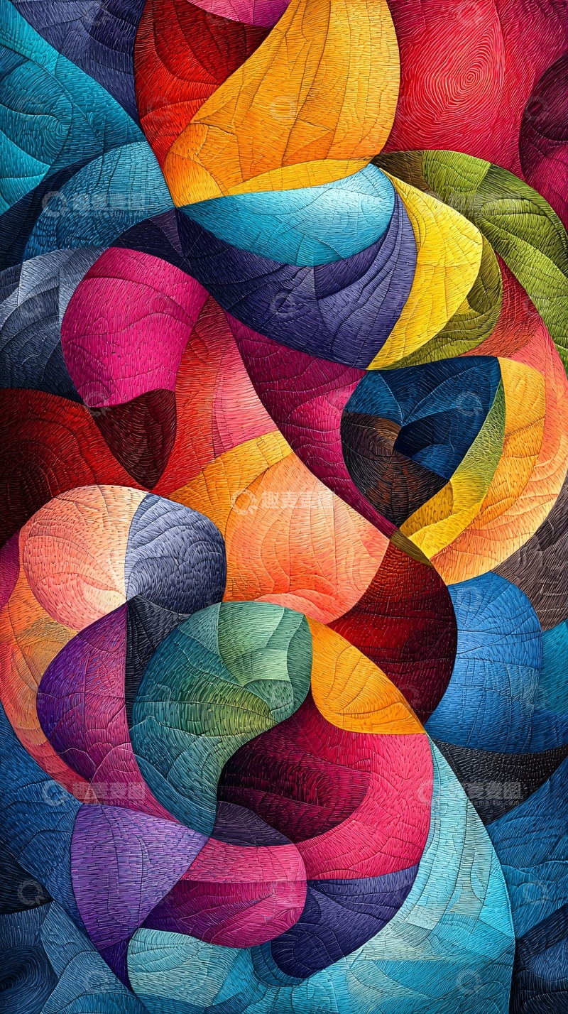 高清大图下载【趣麦麦图】抽象彩色艺术