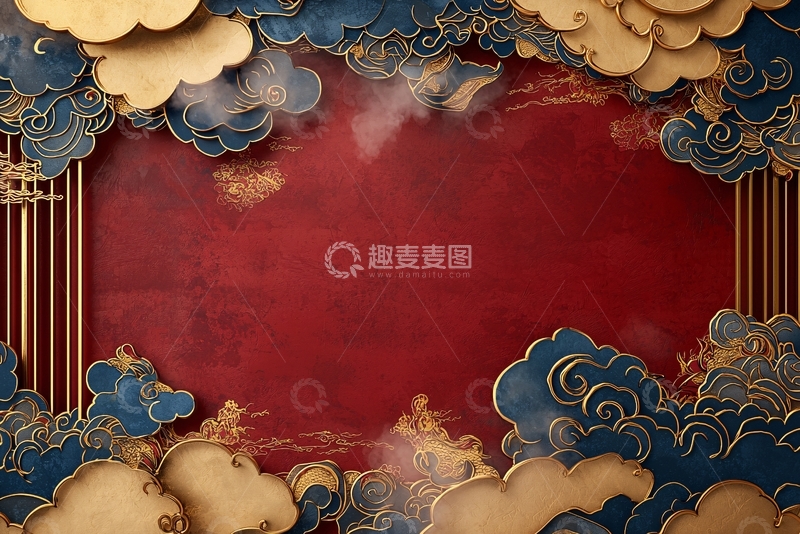 高清大图下载【趣麦麦图】中式背景